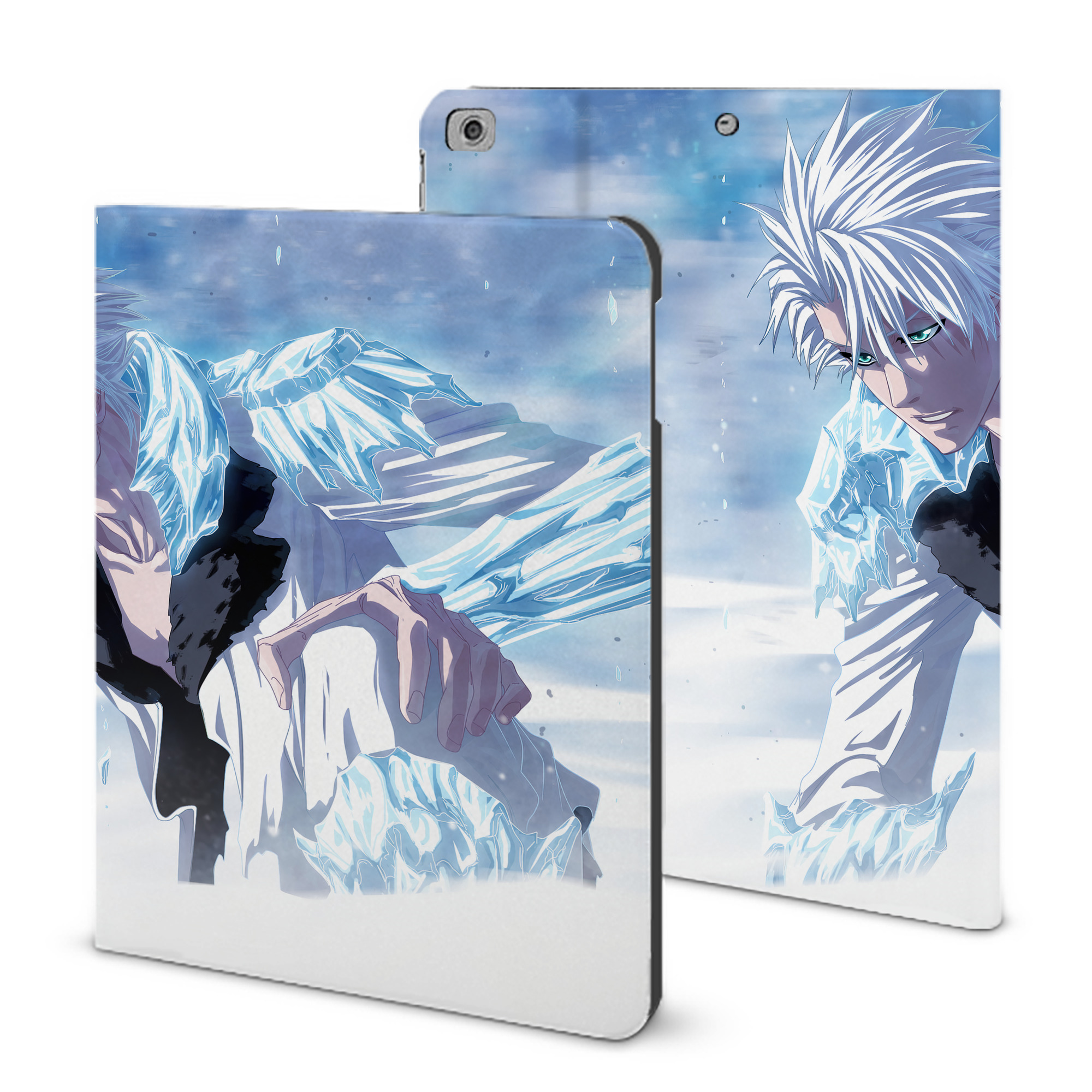（画像用） ブリーチ BLEACH IPad ケース ブック型 PUレザー TPU 耐衝撃 軽量 薄型 ペン収納なし 全面保護 IPad 各モデル対応